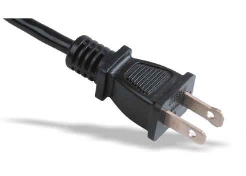 USA Power Cord (US Power Cord) NEMA 1-15P America UL Canada cUL Certified AC Power Supply Cord Plug Cable