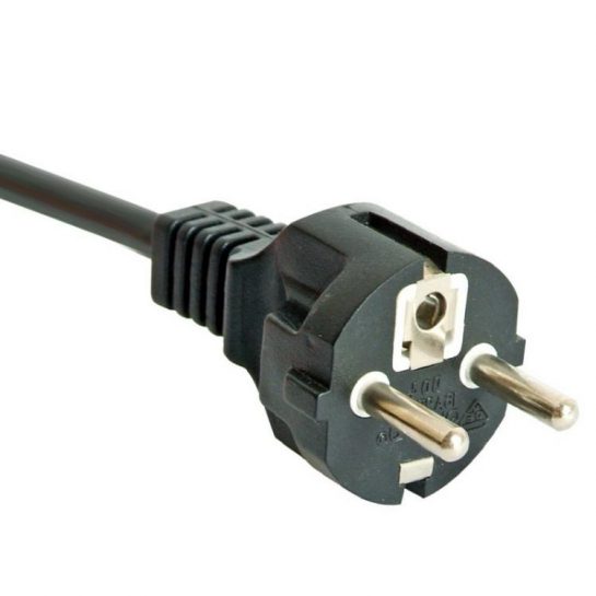 Europe Power Cord 16 Amp 3 Wire CEE7/7 Schuko Straight Plug EU Germany International VDE Certified CE Power Supply Cord