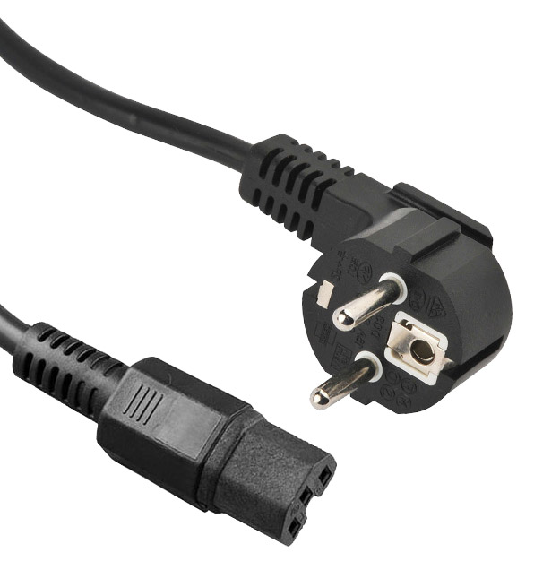 Europe Schuko Plug to IEC 60320 C15 High Temperature Power Cord,AC Power Cable With Custom Long ,Color,VDE Approved