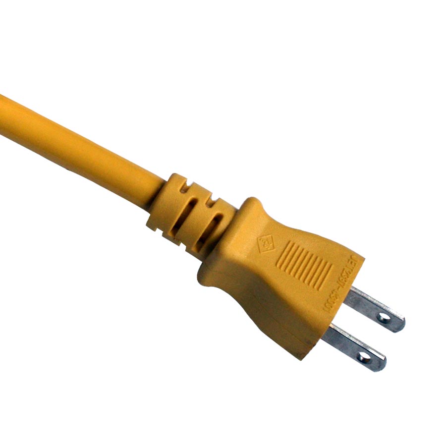 Japan Power Cord 15 Amp 2 Wire Plug JIS 8303 Standard AC Power Supply Cords, Custom Length,PSE JET Approved