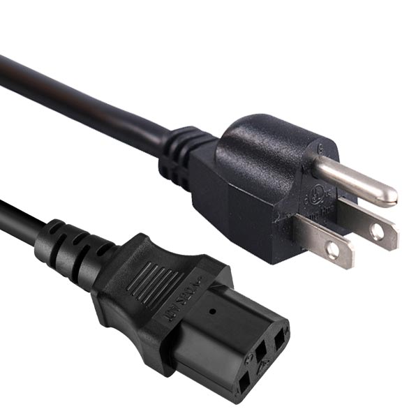 Japan Plug IEC 60320 C13 Monitor Power Cord ( PC Power Cord / Computer Power Cord / AC Power Cable ) in Custom Long , Color