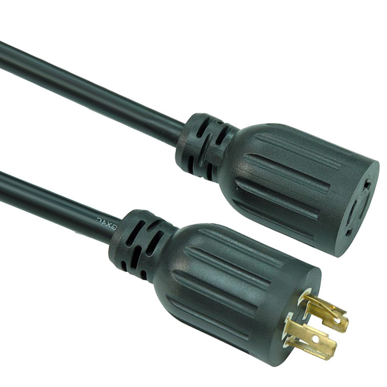Manufacturer Base L5-20 20A 125V Extension Cord – Custom Long 16 / 14 / 12 Gauge, Color Power Cords, UL Listed