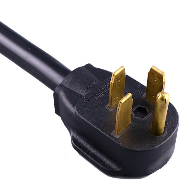 Manufacturer Base 3-pole 4-wire Power Suppply Cord 50 Amp NEMA 15-50P 250 Volt Custom Length Cord, UL Listed